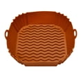 thumbnail image 1 of SXcggal Square Air Fryer Silicone Baking Tray Square Air Fryer Silicone Multi Color Durable Healthy Unbreakable Multifunctional Kitchenware, 1 of 9