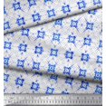 thumbnail image 2 of Soimoi Modal Satin Fabric Check Tie-Dye Fabric Prints By Yard 42 Inch Wide, 2 of 3