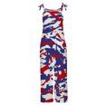 thumbnail image 5 of Birdeem Women Ladies Printed Summer Sleeveless Backless Loose Long Playsuits Rompers Jumpsuit, 5 of 5