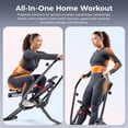 thumbnail image 4 of Sunny Health & Fitness Duo Motion Row et Squat Assist, Entraîneur Polyvalent pour Entraînements Multifonctionnels avec Résistance Réglable, Installation Facile et Pliable, Machine d’Exercice pour les, 4 of 6