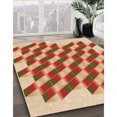 thumbnail image 3 of Ahgly Tapis Rectangulaire Lavable en Machine Intérieur Transitionnel Acajou Brun, 4 Pieds x 6 Pieds, 3 of 7