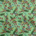 thumbnail image 1 of oneOone Silk Tabby Sea Green Fabric Tropical Sewing Craft Projects Fabric Prints By Yard 42 Inch Wide, 1 of 5