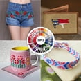thumbnail image 4 of 50 Pcs Fil 50 Couleurs Fil à Broder Point de Croix 8 m Coton Ligne Accessoires de Broderie, 4 of 5