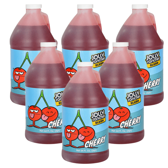 Jolly Rancher Cherry Slushy Syrup 5:1 Concentrate-64 oz