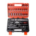 thumbnail image 1 of Labymos 53pcs Ratchet Wrench & Socket Tools Set 1/4-inch Drive Screwdriver Repairing Kit Combination Socket, 1 of 6