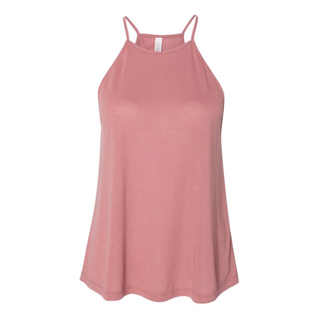 BELLA+CANVAS - Débardeur à Col Montant Fluide pour Femmes - 8809, TG, Mauve