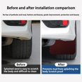 thumbnail image 4 of 4×Red Universal Car Mud Flaps Mudguard Splash Guards Front&Rear Set Dirty Fender, 4 of 4