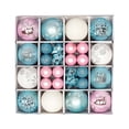 thumbnail image 1 of Pisexur Christmas Balls Ornaments for Xmas Tree, 44Pcs Shatterproof Christmas Tree Decorations, Tree Hanging Balls Christmas Balls Ornaments Set for Party Wedding Decoration, 1 of 6