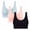Black#bra women wireless, variant on FAVIPT Women's Bralettes Push Up Traceless Underwear Mesh Breathable Removable Pads Bralette Wireless Pack of 3 Bras Gray,XXXXL