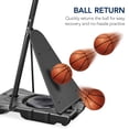thumbnail image 2 of Best Choice Products Panier de Basketball Réglable 4,4-10 Pi, But Portable avec Panneau Arrière Incassable, Retour de Ballon, Gel de Base - Noir, 2 of 9