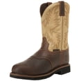thumbnail image 1 of Justin Boot Company Mens Waxy Brown Steel Toe Work Boots, 1 of 7