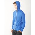 thumbnail image 3 of Alternative Chandail à Capuchon à Fermeture Éclair Intégrale en Jersey Éco, m, Bleu Éco Pacifique, 3 of 6