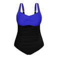 thumbnail image 5 of Bathing Suits for Women Plus Size Color Block Bathing Suits Womens Swimsuits 1 Piece Summer Swimsuit, 5 of 5