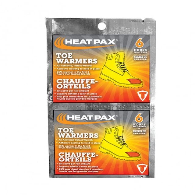 HEAT PAX 6 HOUR TOE WARMERS 40 PAIRS