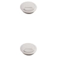 thumbnail image 2 of Decodeary Desk Hole Cover Waterproof Detachable Dustproof Office Table Cable Grommet 53mm Grey White 2Set, 2 of 6