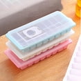 thumbnail image 4 of Ice Cube Tray Stackable Flexible Silicone Anti-overflow Large Capacity Ice Cube Tray for Home-Random color, 4 of 7