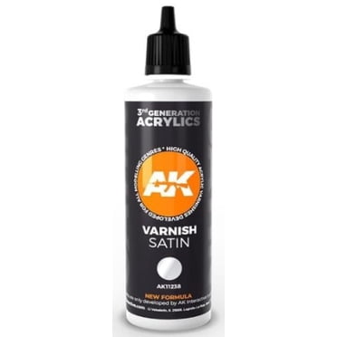Satin Acrylic Varnish 100ml Bottle