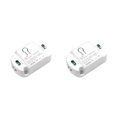thumbnail image 2 of Guardoinrt Commutateur Intelligent Wi-Fi 10A Minuterie Wi-Fi Sans Fil Télécommande de Téléphone Contrôle de la Lumière Modules d'Automatisation Intelligents pour Google Home 2 Ensembles, 2 of 6