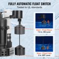 thumbnail image 4 of VEVOR Utility Sink Pump Laundry Sink Drain Pump System 1/3 HP 2900 GPH 25ft Head, 4 of 9