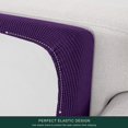 thumbnail image 4 of CHUN YI 1 Piece Cushion Cover Spandex Stretch Textured Grid Box Cushion Seat Slipcover, 4 of 6