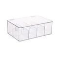 thumbnail image 2 of Yhmxh Kitchen Gadgets Kitchen Essentials Plastic Tea Bag Divided Storage Organizer Container Box With Lid For Kitchen Cabinet Countertop Pantry Hold Coffee Pods Seasoning Packets Condiments, 2 of 9