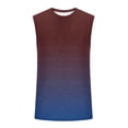 thumbnail image 4 of NTACZA Men Tank Tops Sleeveless Athletic Basic Shirt Gradient Crew Neck Sports T-Shirts for Men L, 4 of 5