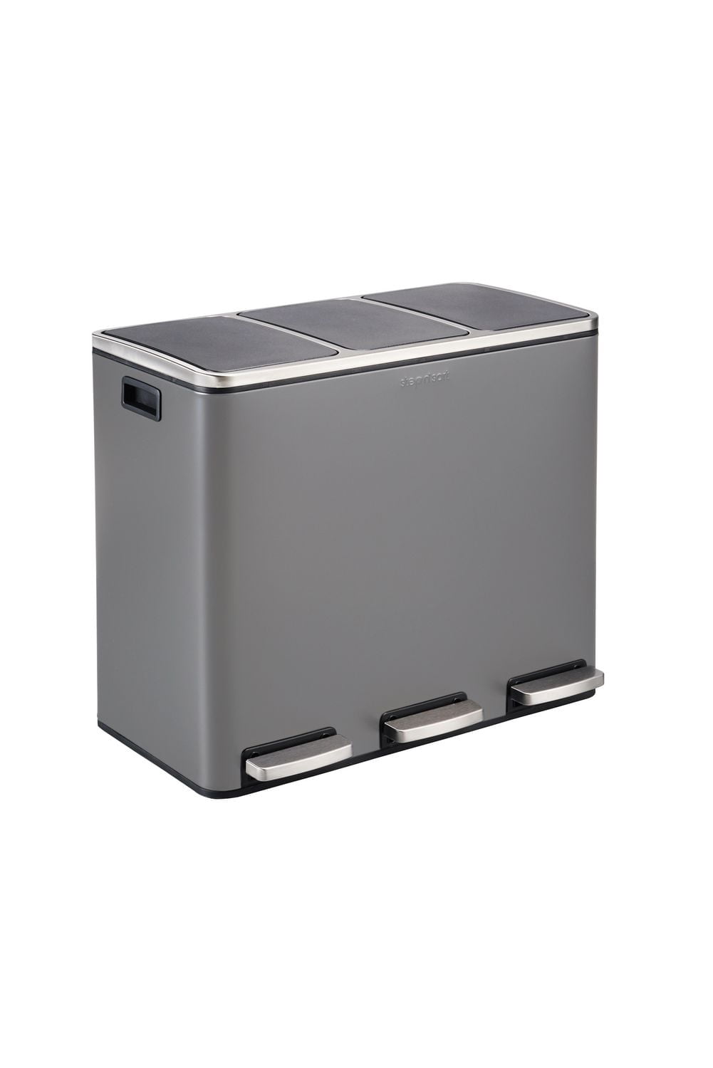 The Step N' Sort 3 x 18L, Triple Compartment Trash and Recycling Bin