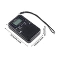 thumbnail image 3 of AM FM Pocket Compact Transistor Battery Powered Stereo With Large Speaker Portable FM Pocket Music Player For Outdoor Travel Emergency, 3 of 9