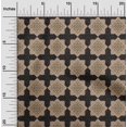 thumbnail image 2 of oneOone Rayon Black Fabric Asian Block Craft Projects Decor Fabric Printed By The Yard 56 Inch Wide, 2 of 4