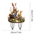 thumbnail image 2 of Nouveau Piquet de Jardin Tendance Lapin de Pâques Jardin Piquet de Jardin de Pâques Décoration de Pâques Rétro Lapin de Pâques Oeuf de Pâques Logo de Jardin Décoration de Pâques Extérieure Lapin de Pâques Oeuf de Pâques Lo de Pâques, 2 of 3