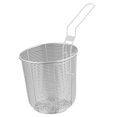 thumbnail image 1 of Panier Passoire à Pâtes en Acier Inoxydable - Poignée Résistante à la Chaleur, Maille Fine et Oreille de Suspension - Outil Polyvalent pour Frire/drainer, 1 of 6