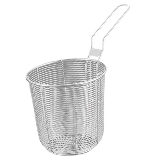 Panier Passoire à Pâtes en Acier Inoxydable - Poignée Résistante à la Chaleur, Maille Fine et Oreille de Suspension - Outil Polyvalent pour Frire/drainer