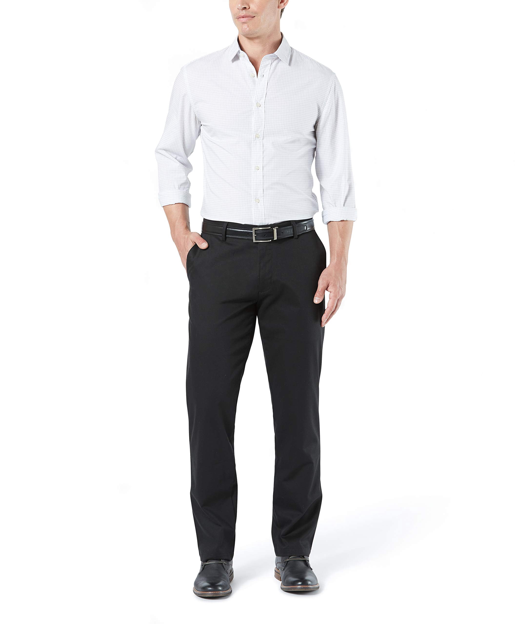 Dockers Men's Straight Fit Signature Khaki Lux Cotton Stretch