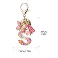 thumbnail image 2 of TopLLC New English Letter Keychain Hanger Car Keychain Bag Accessories Suspension components, 2 of 2