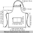 thumbnail image 2 of (Price/each)Opromo Unisex Cotton Canvas Adjustable Chef Kitchen Aprons with 2 Pockets-Blue-L, 2 of 7