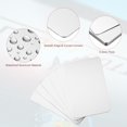 thumbnail image 3 of 0.3mm Stainless Steel Metal Business Cards, 12 Pack Blank Name Card, Silver, 3 of 7