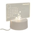 thumbnail image 4 of Perfect Solutions Usb Led Light Up Calendar With Dry Erase Marker, 4 of 6