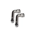 thumbnail image 1 of Pacific Dualies Extension de Tige de Valve 18090 pour Roues Intérieures et Extérieures; 90 Degrés; Acier Inoxydable; avec Bouchons; Ensemble de 2, 1 of 3