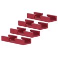 thumbnail image 4 of T Piste Transversale Chute, Économie de Main-D'œuvre T Piste Intersection Pièces Résistant à l'Usure 4PCS pour Bricolage pour Charpentier Rouge, Bleu, Argent, 4 of 8