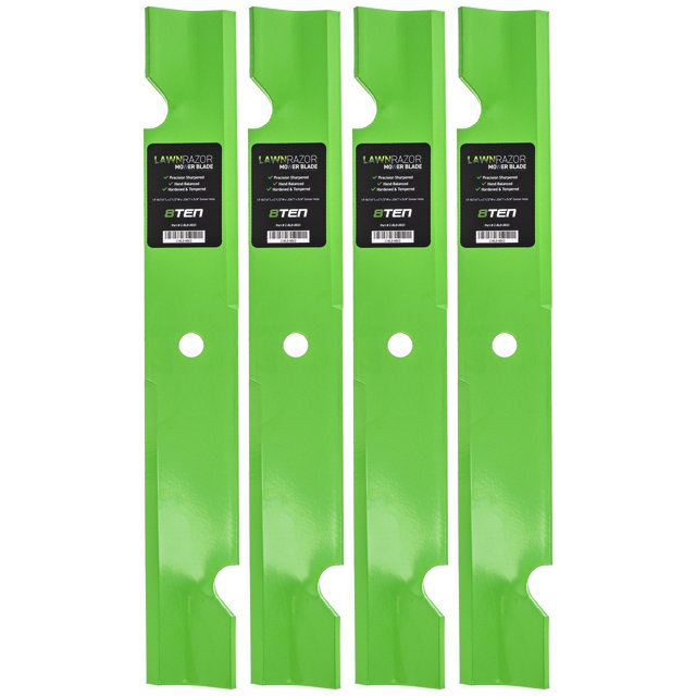LawnRAZOR Notched Medium Lift Mower Blade for Exmark Lazer Z 103-6584 4 Pack 810-CBL2245D