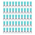 thumbnail image 1 of 50Pcs SV5.55 Crimp Terminal Safe AWG 1210 UType Wire Connector for Electronics Industry Street Lighting, 1 of 8
