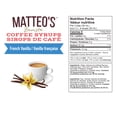 thumbnail image 4 of Matteo's Barista Style Sugar Free Coffee Syrup - Zero Calories Keto-Friendly Coffee Syrups & Flavors - USA-Made Kosher Sugar Free Coffee Flavoring Syrup For Home & Work (French Van, 4 of 5