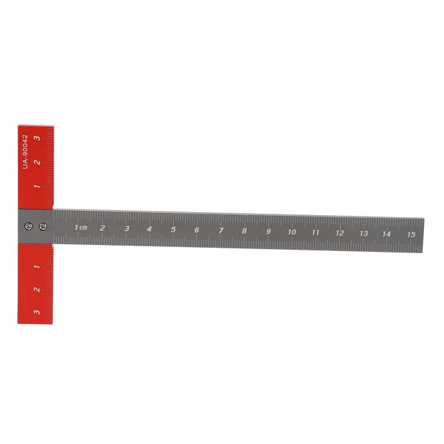 T Square Ruler, Aluminum Alloy Stable Easy To Use T Shape Ruler For Carpenter