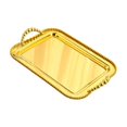 thumbnail image 4 of Serving Tray Dessert Tray Luxury Decorative Tray for Tea House Kitchen Parties gold, 4 of 8