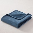 thumbnail image 4 of Jeté en peluche Mainstays – Bleu marine, 4 of 7