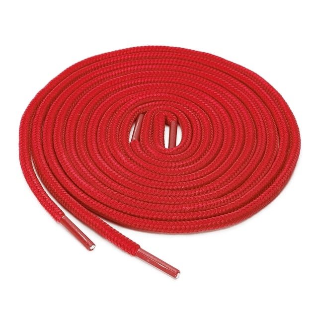 INSPIRE CHIC Unisexe Lacets Ronds 1/5 Pouces Épais 2 Paires pour Espadrilles Décontractées Rouge 70cm / 27.55 Pouces