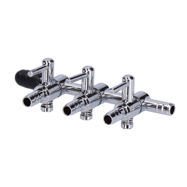 ANGGREK Aquarium Air Valve, Energy Saving Fish Tank CO2 Splitter Stainless Steel With Control Valve For Aquarium For Fish Tank