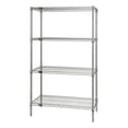 thumbnail image 1 of Quantum Storage WR74-1848S Unité de Rayonnage en Fil d'Acier Inoxydable 4 - 18 x 48 x 74 Po., 1 of 1