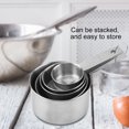 thumbnail image 1 of Ccdes Tasse à Mesurer de Cuisson, 5pcs / Ensemble en Acier Inoxydable Anti-Rouille Tasse à Mesurer Cuillère Outil de Cuisson, Tasse à Mesurer en Acier Inoxydable, 1 of 8