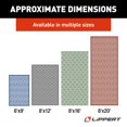 thumbnail image 2 of Lippert Components Patio Mat, Gray, 12' x 8', Reversible Fabric, UV/Mold/Mildew Resistant, Without Grommets/Stakes, 1 Count, 2 of 8